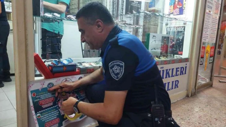 Bulgar ve Yunan turistler için Tekirdağ'da 4 dilde afiş