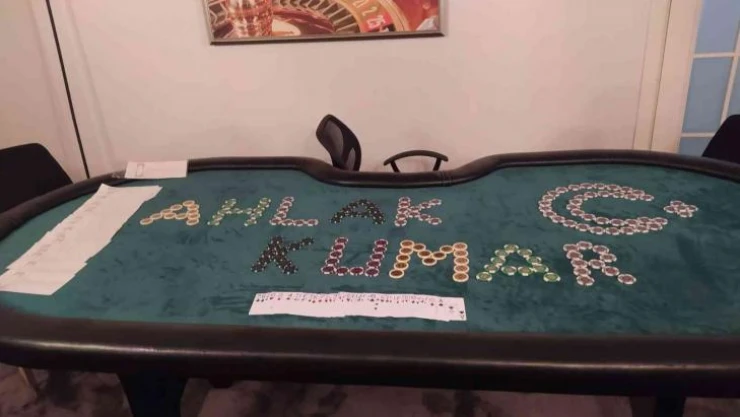 Büyükçekmece'de villaya kumarhane baskını