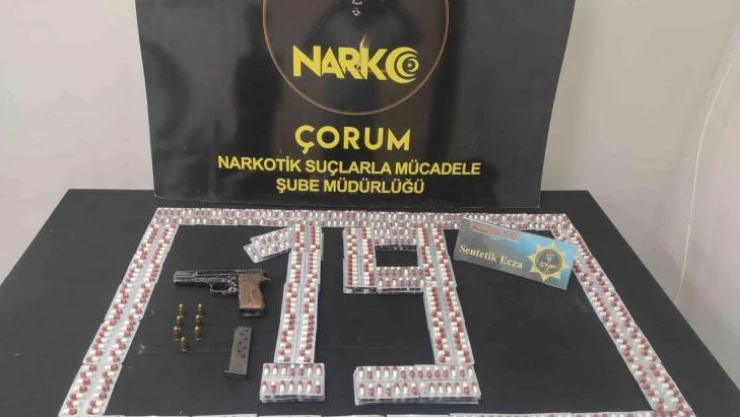Çorum polisinden uyuşturucu operasyonu