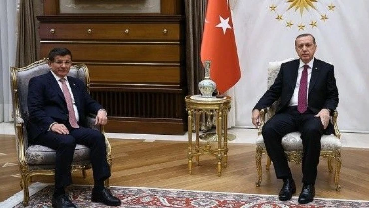 Cumhurbaşkanı Erdoğan Başbakan Davutoğlu'nu kabul etti