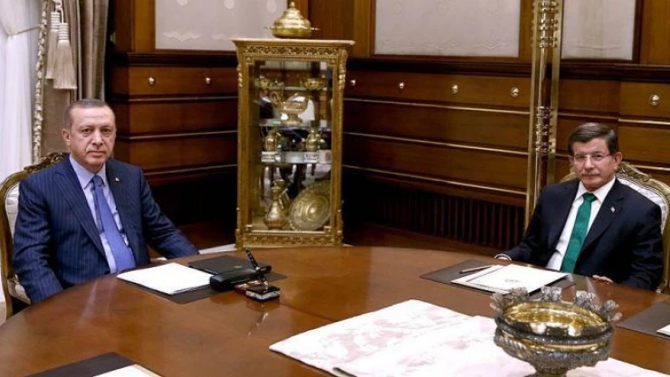 Cumhurbaşkanı Erdoğan Başbakan Davutoğlu'nu kabul etti