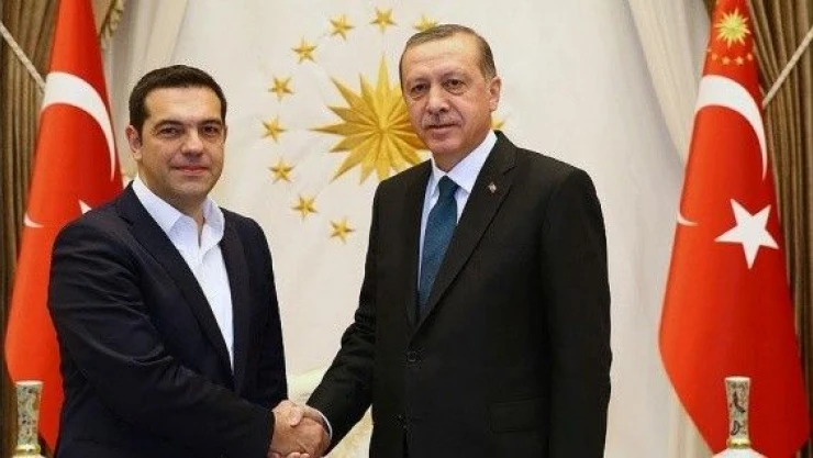 Cumhurbaşkanı Erdoğan Çipras'ı kabul etti