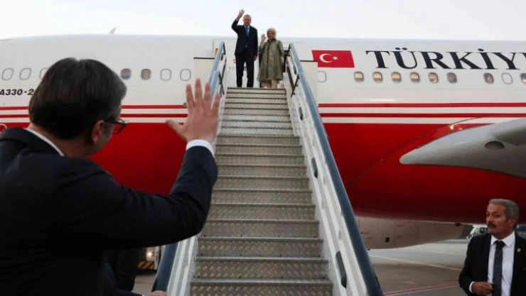 Cumhurbaşkanı Erdoğan, Sırbistan Cumhurbaşkanı Vucic tarafından uğurlandı