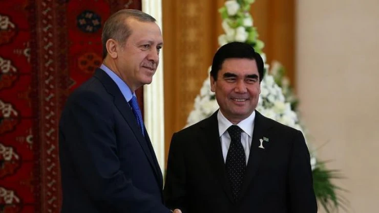 Cumhurbaşkanı Erdoğan Türkmenistan'da