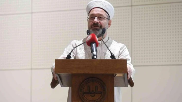 Diyanet İşleri Başkanı Erbaş: 'Yeryüzünde iyilik egemen oluncaya kadar çalışmaya devam etmeliyiz'