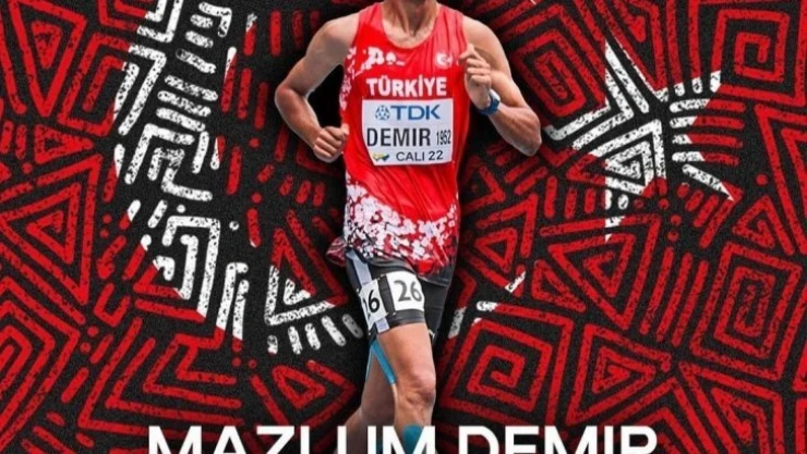 Dünya 20 Yaş Altı Atletizm Şampiyonası'nda Mazlum Demir'den altın madalya