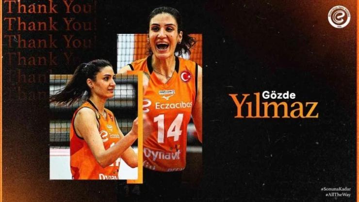 Eczacıbaşı Dynavit, Gözde Yılmaz'a teşekkür etti