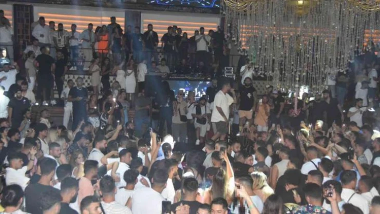 Eğlence mekanında Murda izdihamı