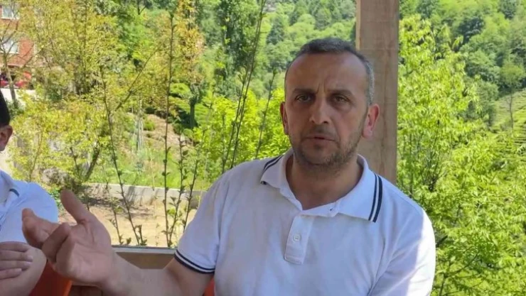 Elektrik direğini yıkılmasın diye önce eve bağladı, sonra kalasla sağlamlaştırdı