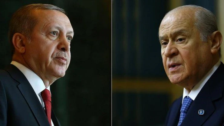  Erdoğan'dan Bahçeli'ye geçmiş olsun telefonu