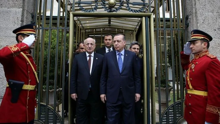 Erdoğan'dan TBMM Başkanı Kahraman'a ziyaret