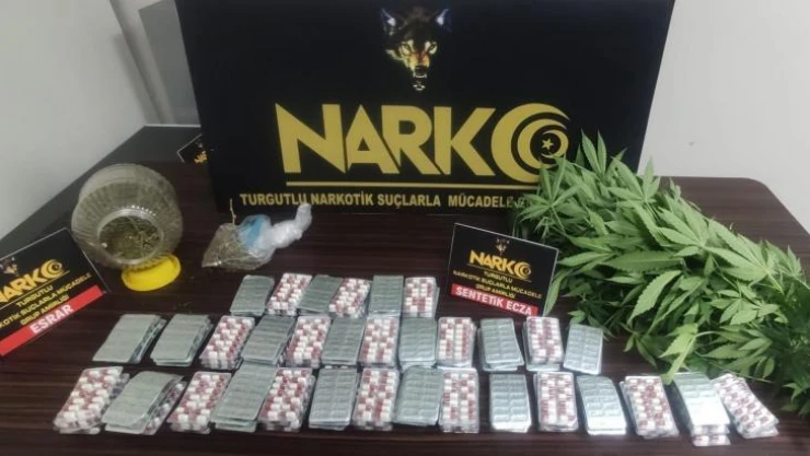 Evinde uyuşturucu maddelerle yakalanan şahıs gözaltına alındı