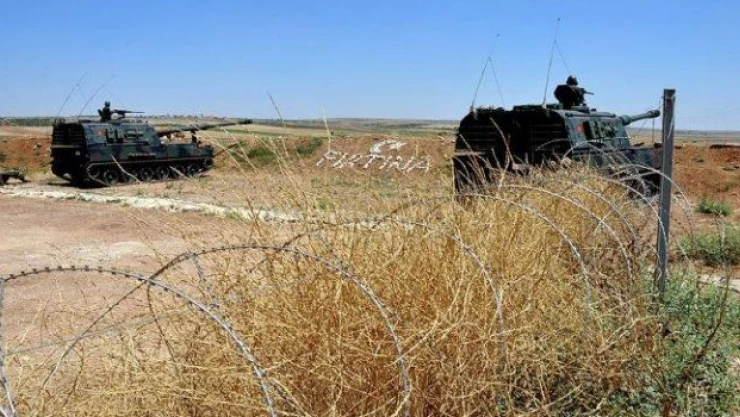 Fırtına obüsleri PYD bölgesini yine vuruyor