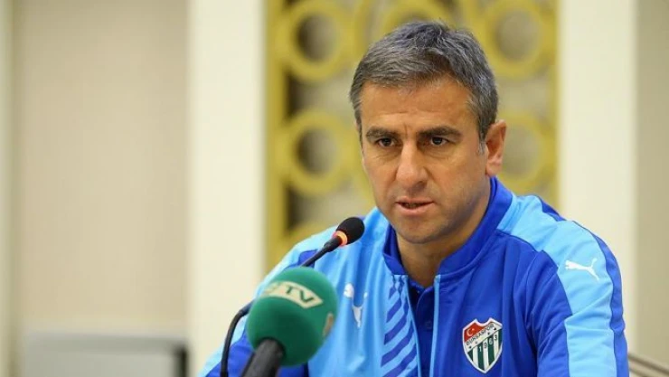 Bursaspor teknik direktörü Hamzaoğlu: GS için şampiyonluk mümkün olmayacak gibi