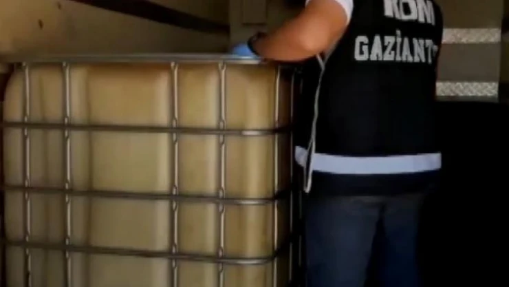 Gaziantep'te 550 litre kaçak akaryakıt ele geçirildi