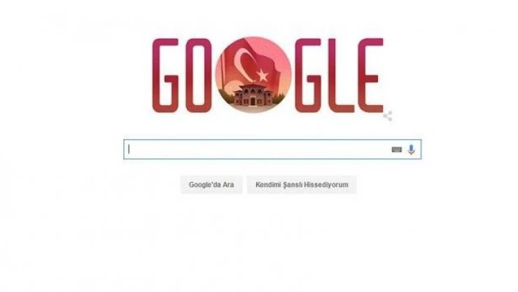 Google'dan Cumhuriyet Bayramı'na özel logo