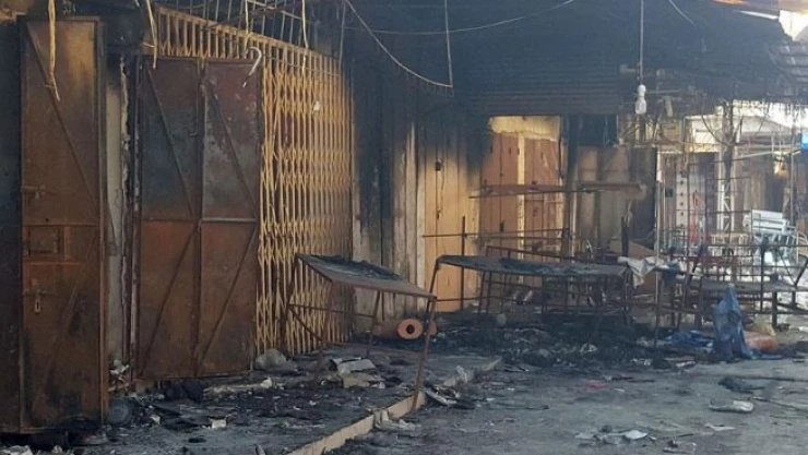 Irak'ta Haşdi Şabi güçlerinin mescit ve okulları yaktığı iddiası