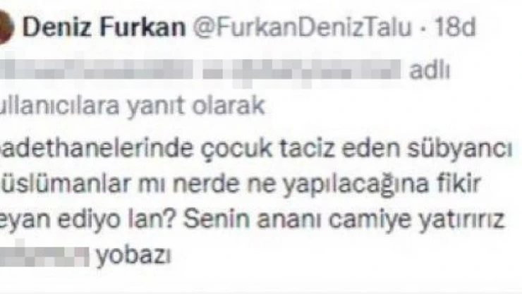 İslam'a hakaret şahıs hakkında savcılıktan açıklama