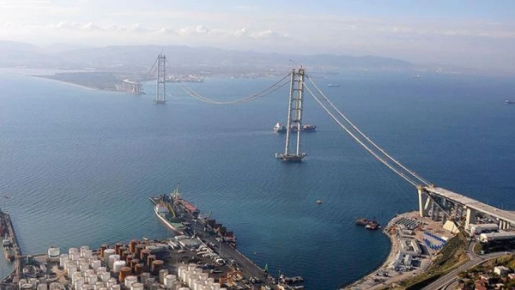 İzmit Körfez Geçişi Asma Köprüsü'nde sona gelindi
