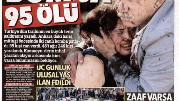Kanlı saldırıyı gazeteler nasıl gördü? Manşetler için tıklayın
