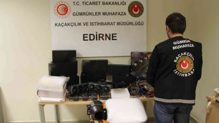 Kapıkule Gümrük Kapısı'nda 23 milyon TL değerinde kaçak eşya ele geçirildi