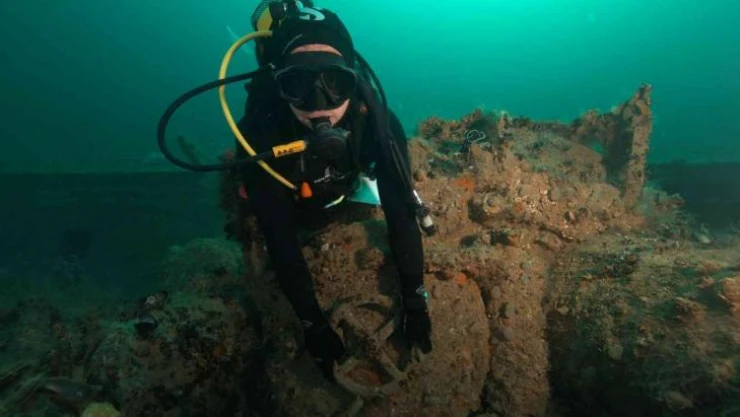 Karadeniz'in 36 metre altında sevinç çığlıkları