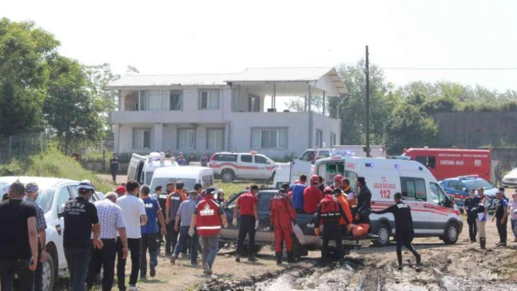Kayıp operatörünün cesedi Düzce Devlet Hastanesi'ne kaldırıldı