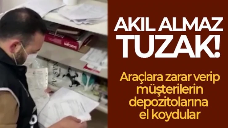 Kiralama şirketlerinden akıl almaz tuzak: Araçlara zarar verip müşterileri dolandırmışlar