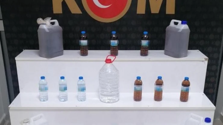 Kırşehir'de sahte alkol operasyonu: 3 gözaltı