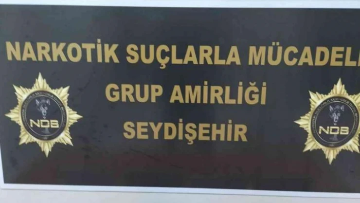 Konya'da durdurulan araçta uyuşturucu ele geçirildi