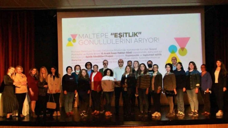Maltepe'de 'Eşitlik Gönüllüleri' buluştu