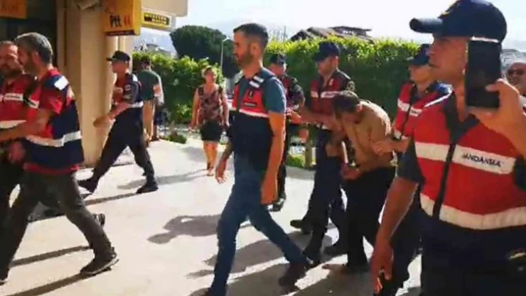 Marmaris orman yangınının zanlısı adliyeye sevk edildi