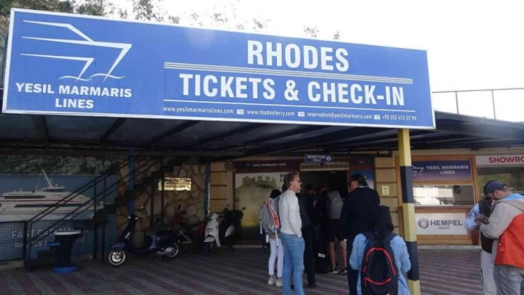 Marmaris'ten Rodos'a feribot seferleri başladı