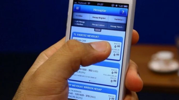 Mobil bankacılık uygulamalarına şifresiz girilemeyecek