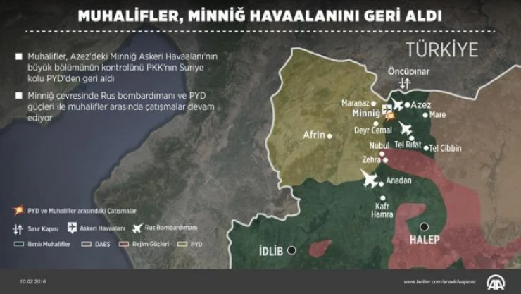 Muhalifler, Minniğ havaalanını geri aldı