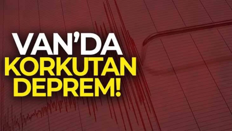 Van'da 4,5 büyüklüğünde deprem