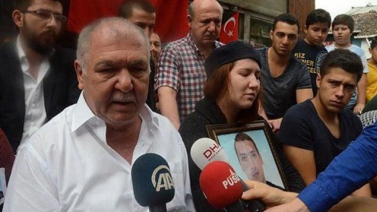 'Oğlumun silahını bana verin'