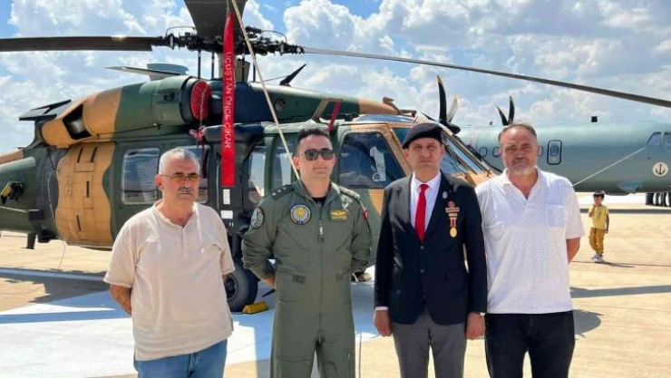 Oğlunun kullanırken şehit olduğu helikopteri gören babadan duygu dolu sözler: