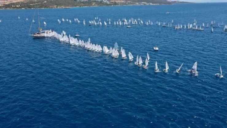Optimist Dünya Şampiyonası Bodrum'da başladı