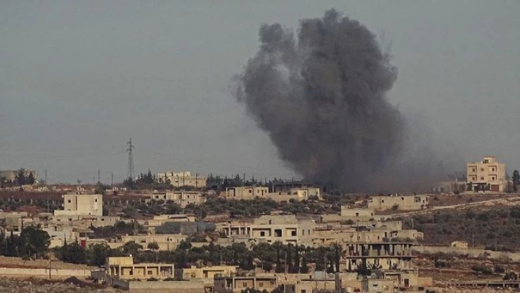 PYD güçleri Tel Rıfat ilçesine girmek üzere'