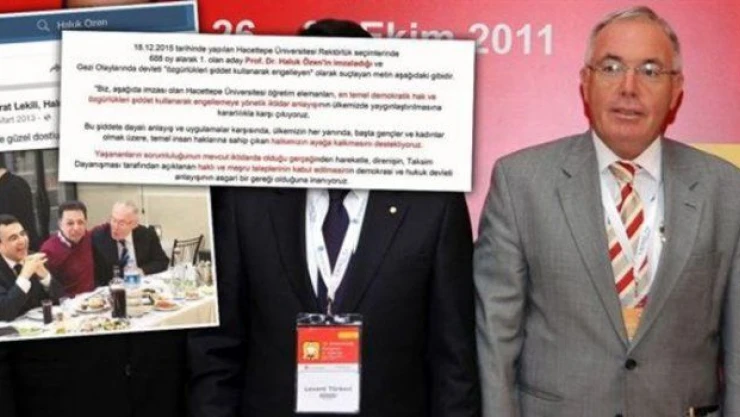 Rektör adayı Gezi'de isyan çağrısı yapmış, Erdağan'a hakaret etmiş