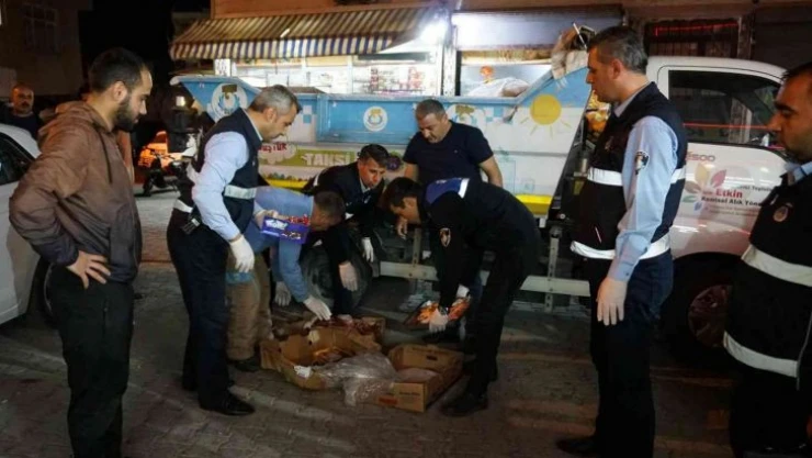 Şanlıurfa'da kilolarca bozuk et ele geçirildi