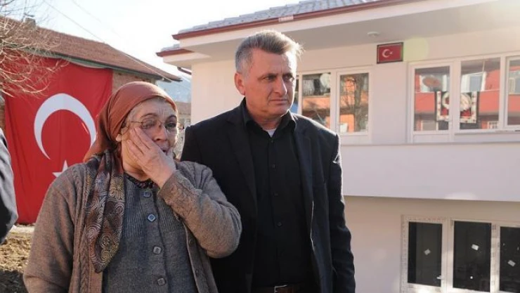 Şehidin ev hayalini devlet gerçekleştirdi