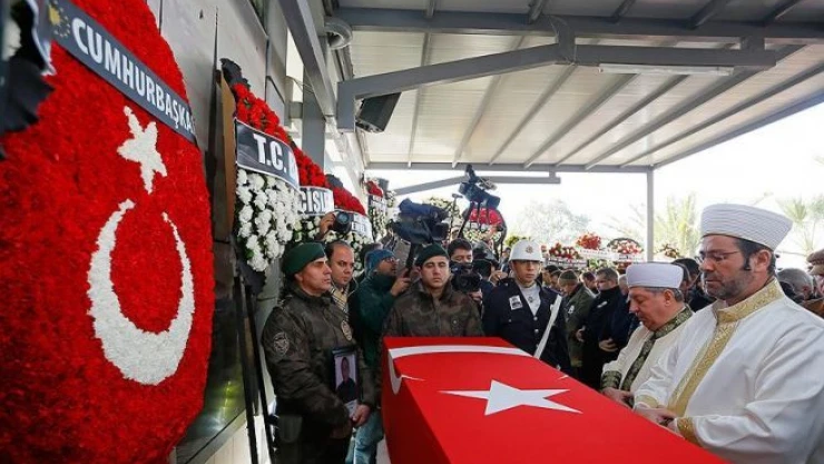 Şehit polis memuru Erol Aktürk son yolculuğuna uğurlandı