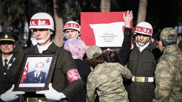 Şehit Jandarma Uzman Çavuş Yeniören için tören düzenlendi