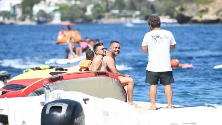 Şentürk ailesi tatilde