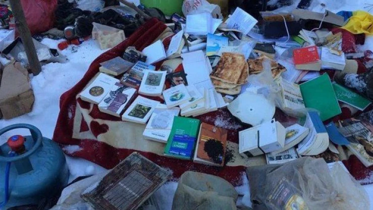 Terör örgütü sığınağında Kürtçe İncil bulundu