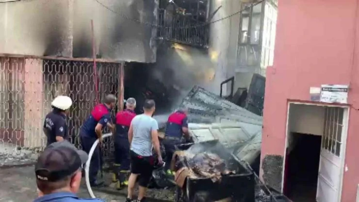Tokat'ta korkutan yangın