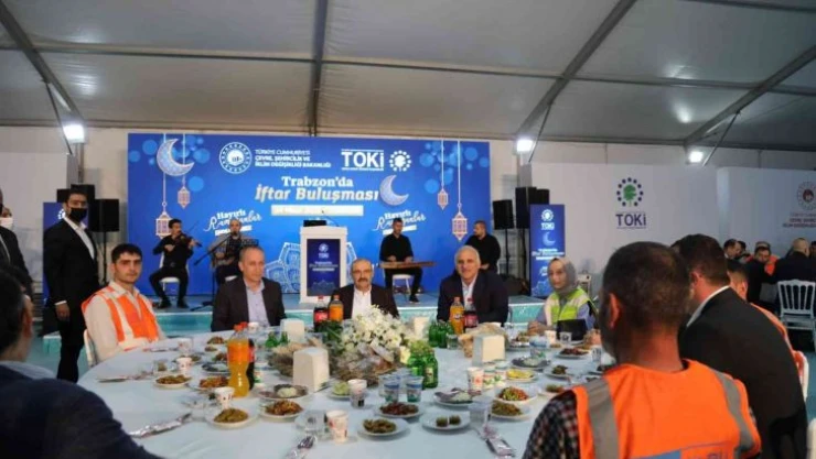 Trabzon, TOKİ iftarında bir araya geldi