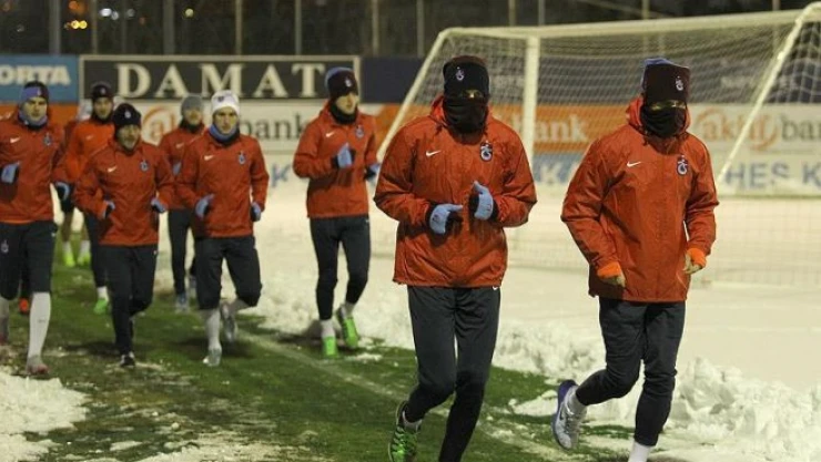 Trabzonspor ikinci yarı hazırlıklarına başladı
